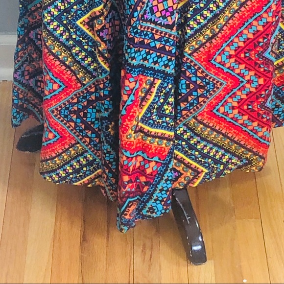 Colorful Boho Maxi Skirt - Picture 4 of 8